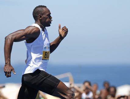 رقابت بولت در سالگرد مسابقات المپیک لندن
