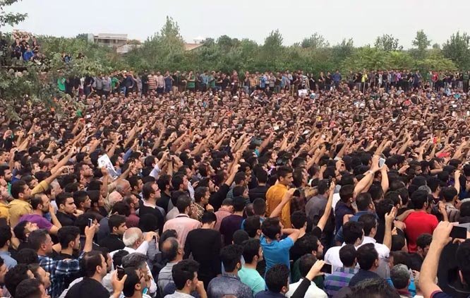 گزارش کامل مراسم‌ تشییع پیکر هادی‌ نوروزی
