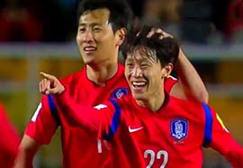 برتری کره جنوبی مقابل لبنان