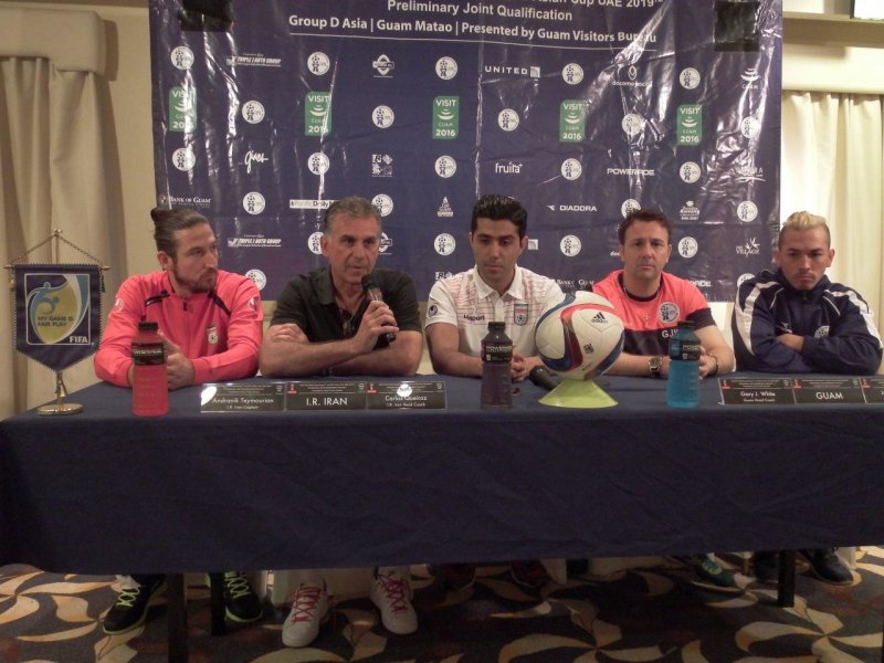 کاپیتان گوام: حضور ایران در اینجا رویای‌مان بود