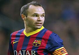 اینیستا: وضعیت مسی و نیمار روشن نیست