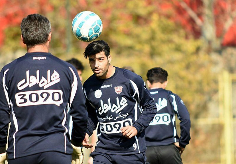 گزارش تمرین نوبت عصر پرسپولیس