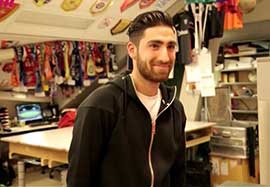 جهانبخش مهمان ویژه داماش در عضدی رشت