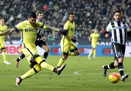 پیروزی پرگل اینتر در خانه اودینزه