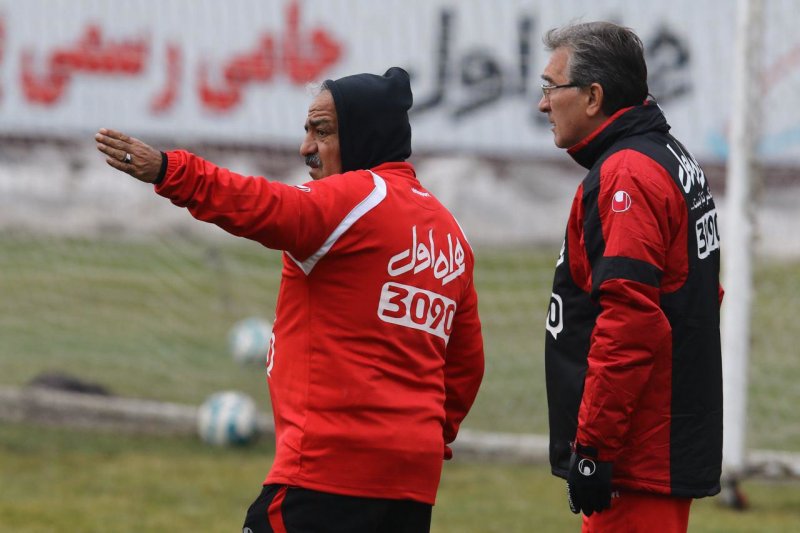 گزارش تمرین تاکتیکی پرسپولیس