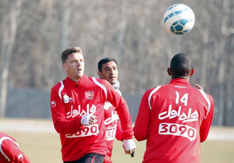 گزارش تمرین پرسپولیس