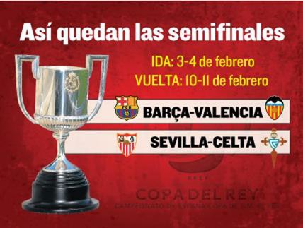 بارسا حریف خود در نیمه‌نهایی کوپادل‌ری راشناخت