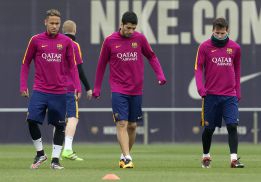 بارسلونا با ترکیب طلایی مقابل اتلتیکو مادرید