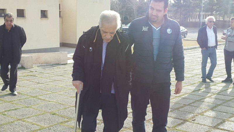 حضور پورحیدری در تمرین استقلال