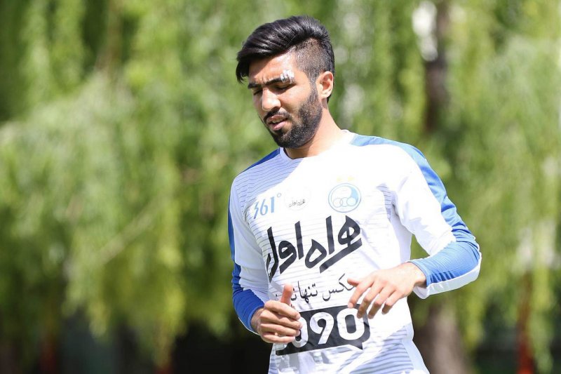 فرشید اسماعیلی در تمرین گروهی استقلال