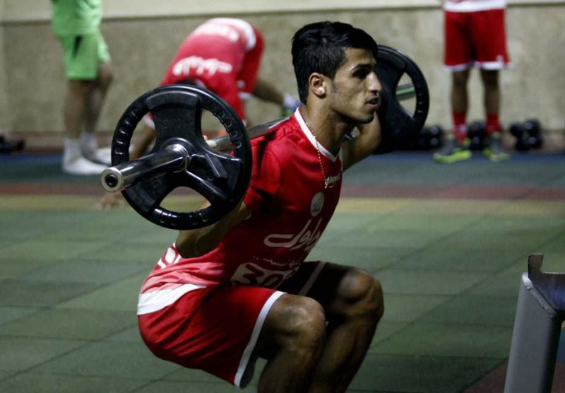 بدنسازی پرسپولیسی‌ها در تمرین صبحگاهی