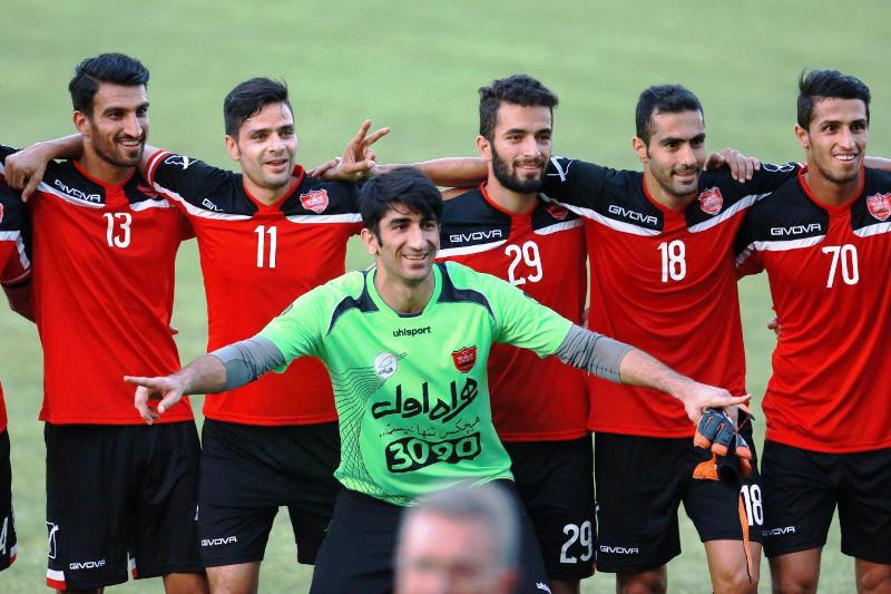 آغاز شیطنت های بیرانوند در تمرینات پرسپولیس