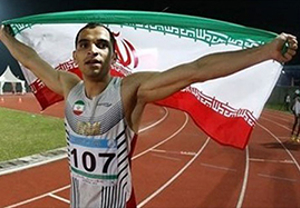 قاسمی در دوی ۶۰ متر کاپ استانبول نقره گرفت