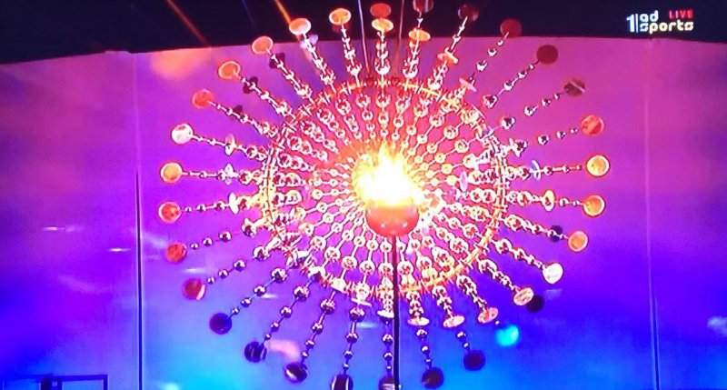 مشعل بازی‌های المپیک روشن شد