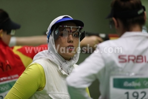 دهمی سبقت اللهی در تپانچه ۲۵ متر جام جهانی هند