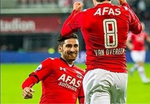 پیروزی آلکمار با گلزنی جهانبخش مقابل تیم سابق