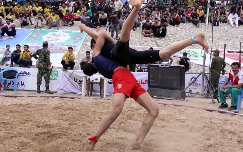 کشتی‌گیران ساحلی در اردوی تیم ملی