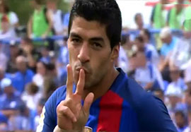 لوییس سوارز از گلزنی خسته نمی شود