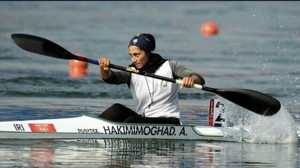 بانوی قایقران مدال‌هایش را به شجریان تقدیم کرد