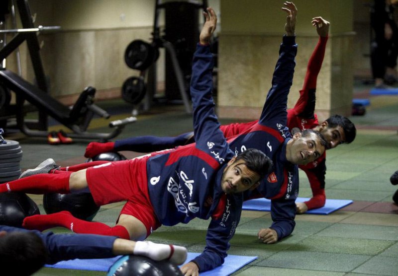 تمرین سبک پرسپولیس در هتل