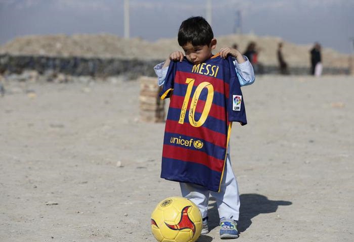 دیدار لیونل مسی با مسی افغانستان