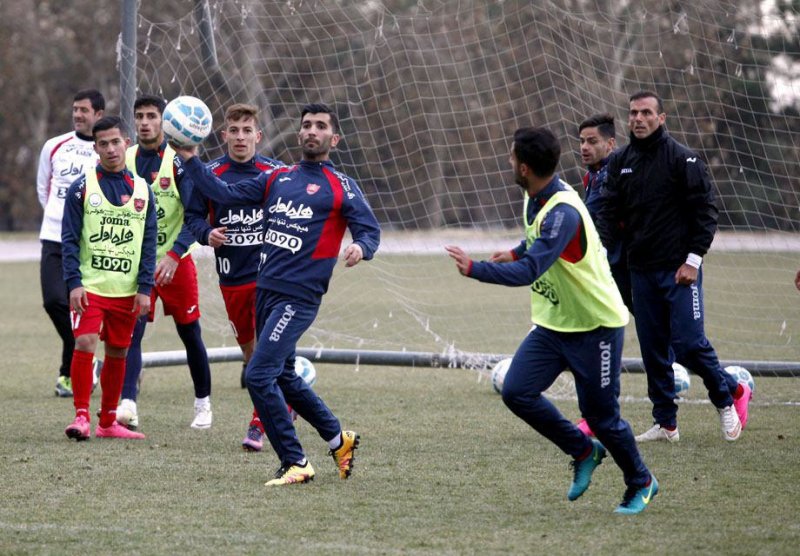 برنامه تمرینی پرسپولیس پیش از سیاه جامگان