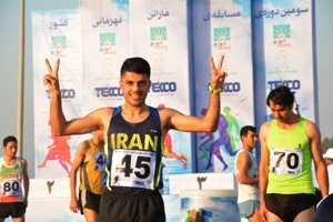 مرادی از خط پایان دوی بین‌المللی ماراتن گذشت