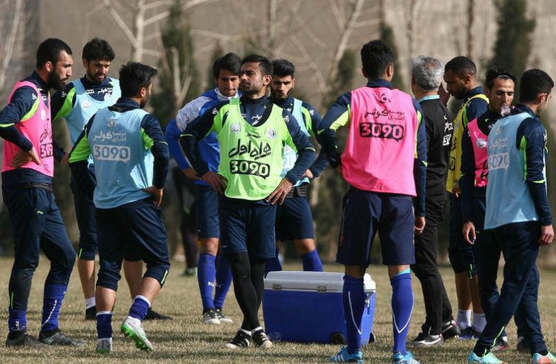 5+1 غایب در تمرین ریکاوری استقلال