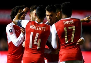 صعود آرسنال به مرحله بعد جام حذفی انگلیس