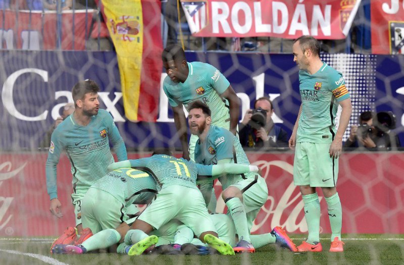 اتلتیکو 1-2 بارسا؛ خوشبختی با مسی