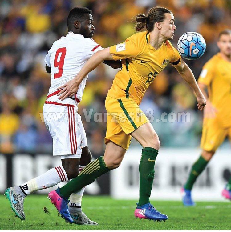 پیروزی استرالیا برابر امارات با 2 کرنر