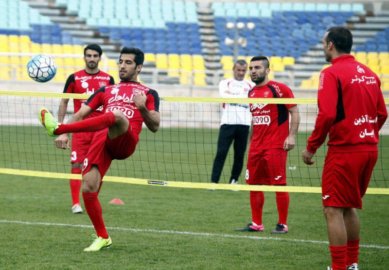 گزارش تمرین پرسپولیس