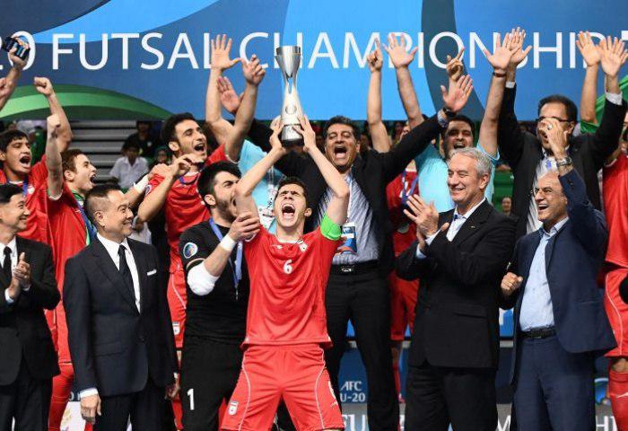 فوتسال ایران در رده ششم جهان و اول آسیا