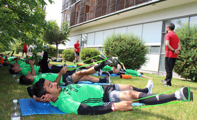 برگزاری آخرین تمرین تیم ملی در اتریش