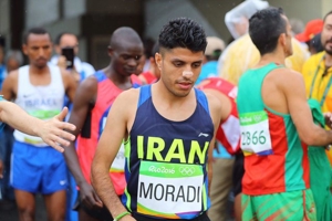 مقام ششمی مرادی در مسابقه دوی ماراتن قهرمانی آسیا