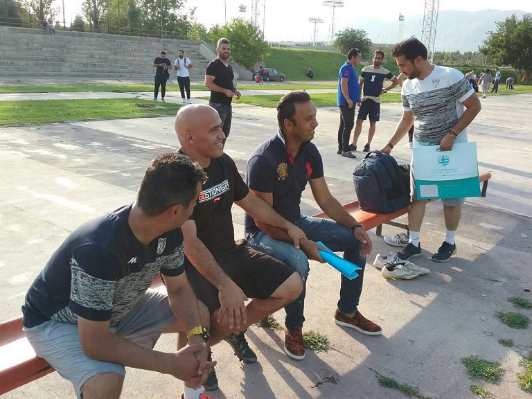 خوش و بش منصوریان با استقلالی های سابق