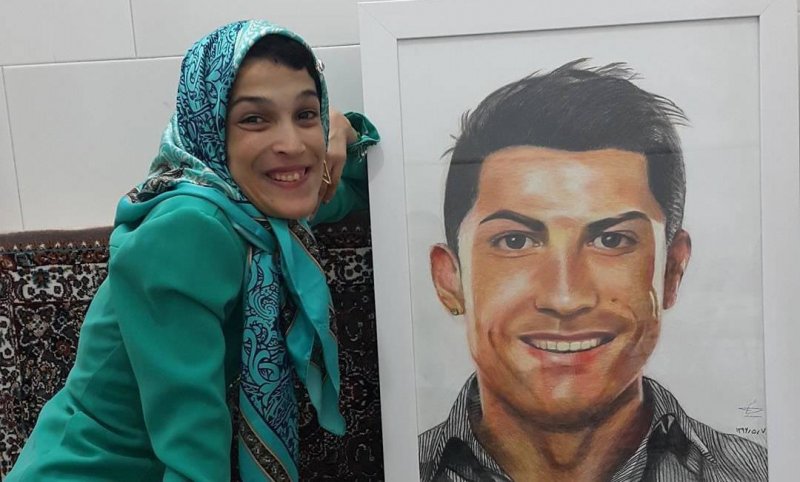 بازتاب جهانی نقاشی دختر هنرمند ایرانی