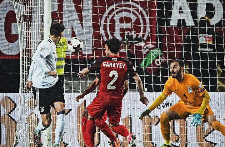 پیروزی پرگل آلمان در خانه مقابل آذربایجان