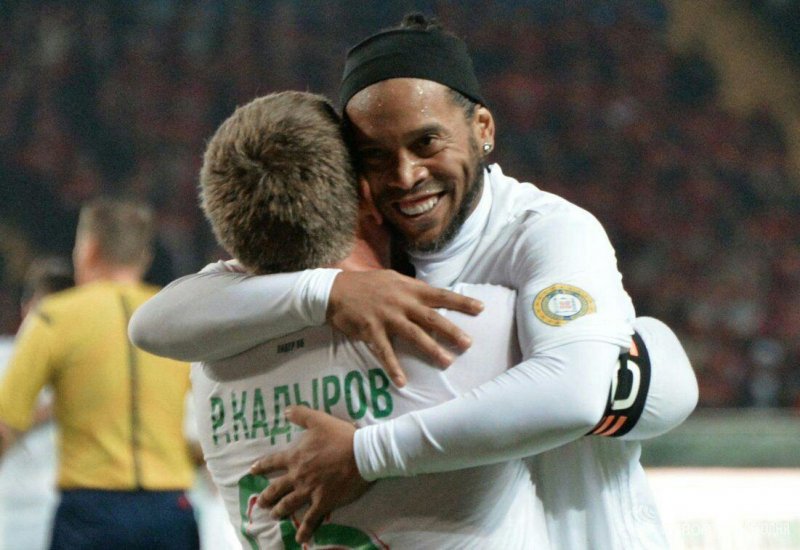 رونالدینیو و حضور در دیدار النصر عربستان!