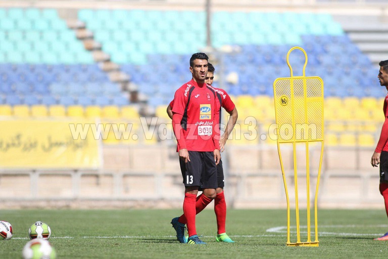 مهمان ویژه ماهینی در رختکن پرسپولیس