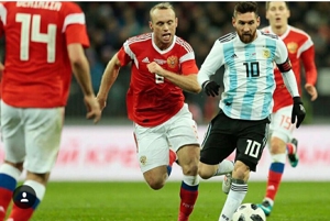 پیروزی آرژانتین برابر روسیه در مسکو
