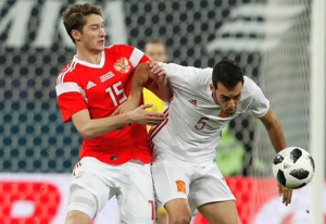 روسیه 3-3 اسپانیا؛ توقف لا روخا در سرما
