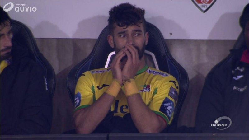 اشک‌های رامین سوژه رسانه‌های بلژیک(عکس)