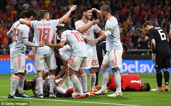 اسپانیا، خسته ترین تیم جام جهانی