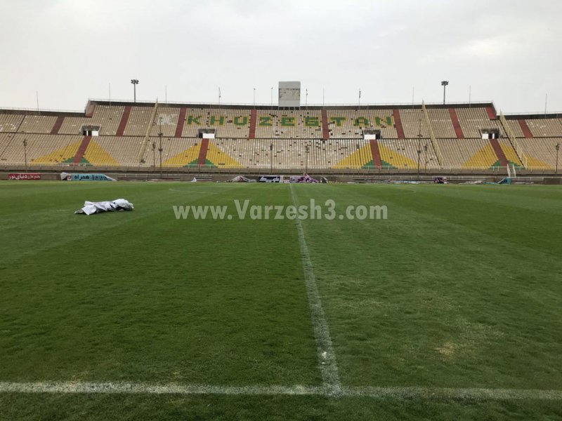 سرقت کابلهای ورزشگاه غدیر اهواز!