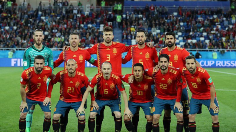 معرفی 11 بازیکن اسپانیا و روسیه