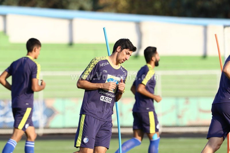 "مرتضی،مرتضی" صدای اصلی تمرین استقلال