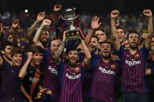 بارسلونا 2-1 سویا؛ تکمیل سه گانه در تنجیر