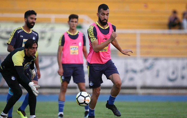 چشمی در آخرین تمرین استقلال شرکت کرد