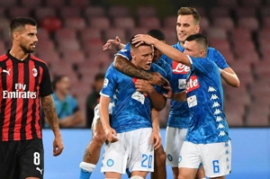 ناپولی 3-2 میلان: بازگشت بزرگ شاگردان کارلتو